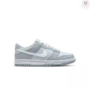 Nike Dunks Low Pure Platinum/White/Wolf/Grey Grade School Shoe✨